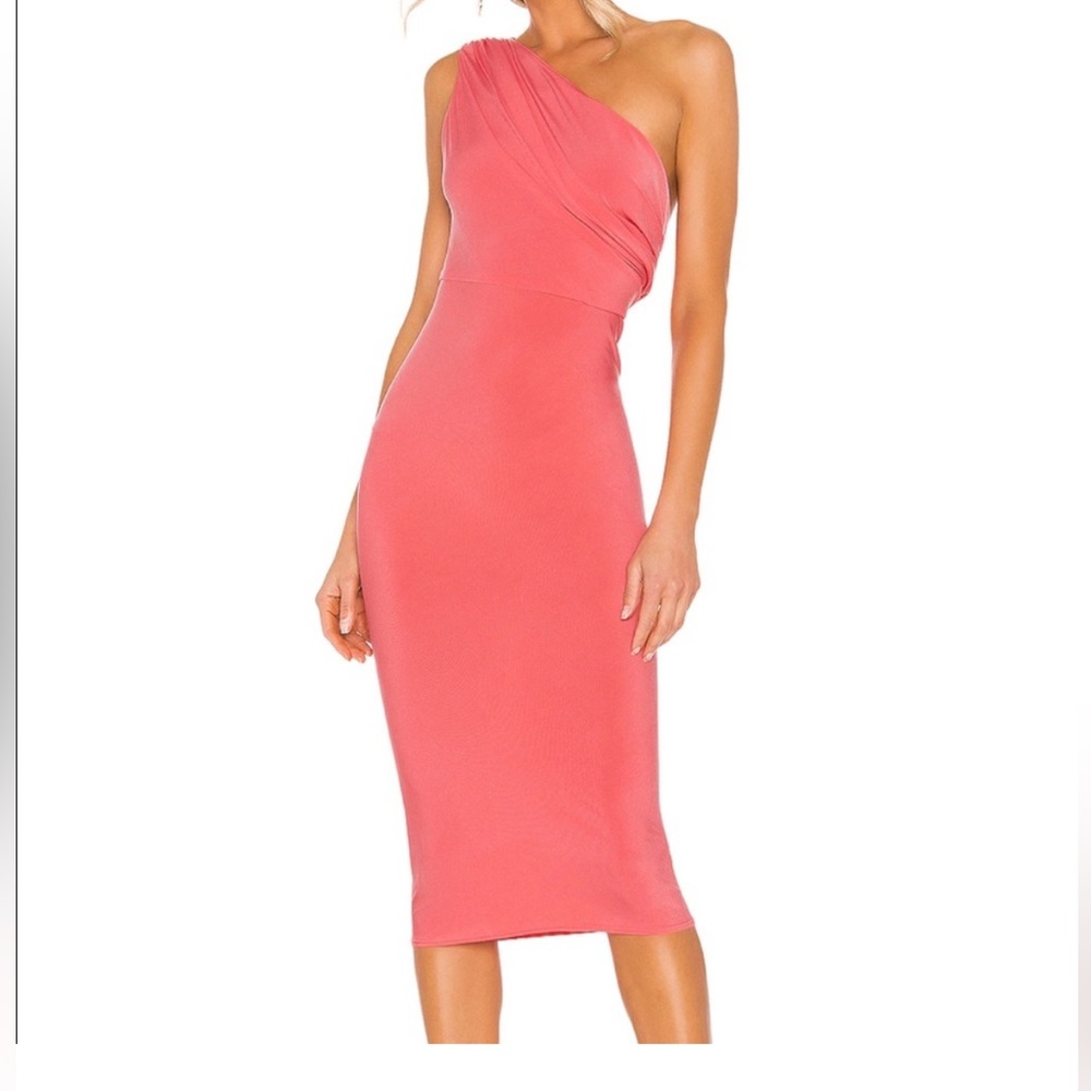Coral revolve Katie may one shoulder dress xs